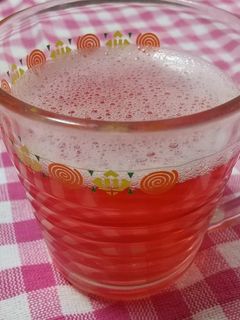 クランベリー味の手作り経口補水液-レシピのメイン写真