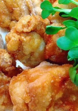 鶏もも肉から揚げマスタード風味♪-レシピのメイン写真