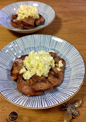 豚のハツのネギ塩レモン-レシピのメイン写真