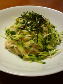 パスターソースで♪たらこそうめん-レシピのメイン写真
