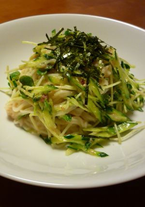 パスターソースで♪たらこそうめん-レシピのメイン写真