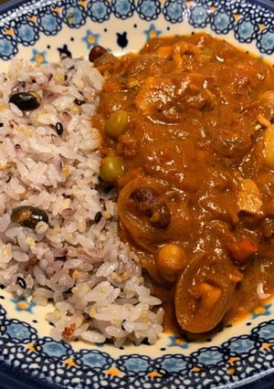 【ストウブで作る】無水、ルーなしカレー-レシピのメイン写真