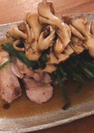 ニラと鶏肉きのこのあっさり煮-レシピのメイン写真