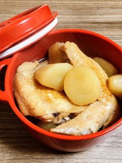 圧力鍋♪鶏手羽肉と大根の煮込み-レシピのメイン写真
