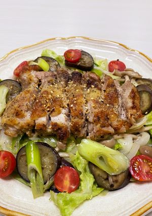 たっぷり野菜とチキン焼き-レシピのメイン写真