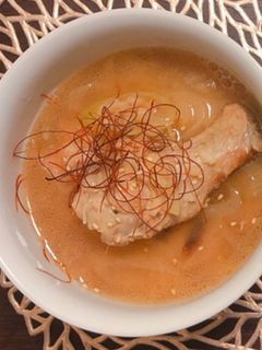 簡単レンジで参鶏湯風スープ-レシピのメイン写真