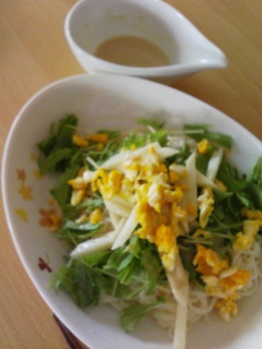 *ゴマだれそうめん*-レシピのメイン写真