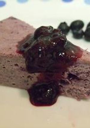 ベイクドブルーベリーチーズケーキ-レシピのメイン写真