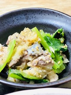 サバ缶☆サバと小松菜のおろし和え-レシピのメイン写真