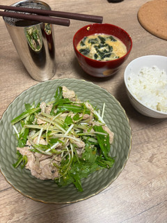 水菜 冷しゃぶ-レシピのメイン写真