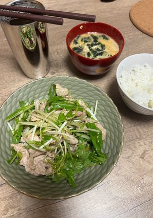 水菜　冷しゃぶ-レシピのメイン写真