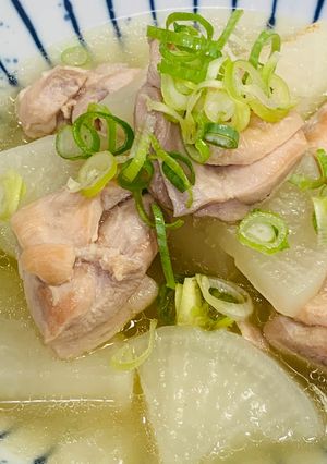 簡単　とろとろ白だし鶏大根　スープたっぷり😋-レシピのメイン写真