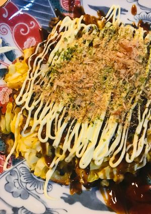 気軽にお好み焼き●チーズ＆ちくわ焼き-レシピのメイン写真