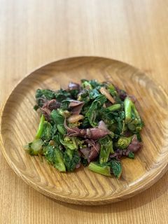 菜の花とホタルイカの炒め物-レシピのメイン写真