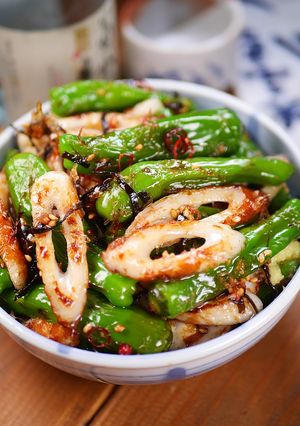 ちくわとししとうの♪おかか塩昆布和え😋🍚-レシピのメイン写真