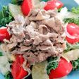 ケールを美味しく♪豚こまのパワーサラダ