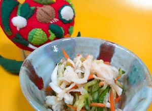 切干大根ときゅうりの甘酢和え　-レシピのメイン写真