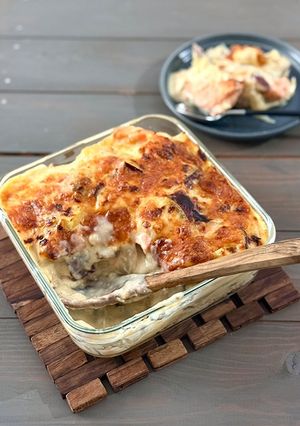 米粉でつくる味噌と玄米の秋ドリア-レシピのメイン写真