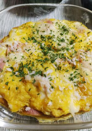 魚肉ソーセージのチーズカレーキッシュ風-レシピのメイン写真