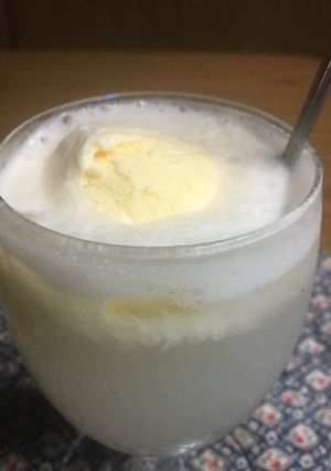 甘酒クリームソーダ-レシピのメイン写真
