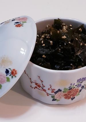 ご飯のお供に！簡単！茎ワカメの現代風佃煮-レシピのメイン写真