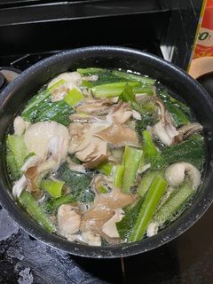 鶏ハムと小松菜のスープ-レシピのメイン写真