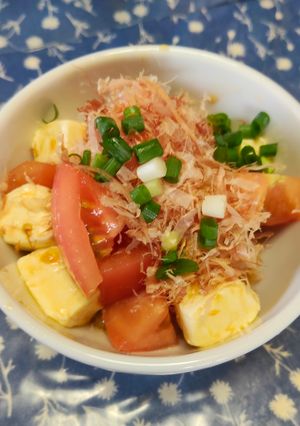 トマトとクリームチーズの和風和え-レシピのメイン写真