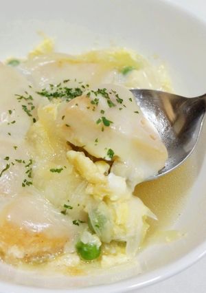 うちの☆レンジにお任せ❤️洋風❤️卵とじ❤-レシピのメイン写真