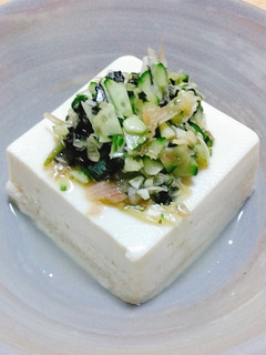 豆腐の夏野菜和え乗せ-レシピのメイン写真