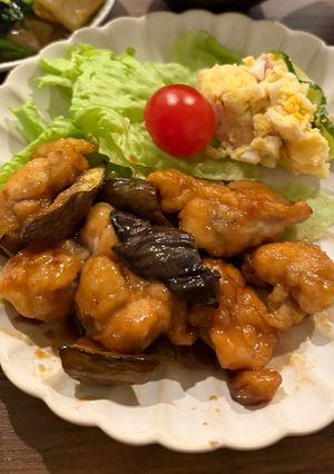 鶏ももとなすの甘酢炒め-レシピのメイン写真