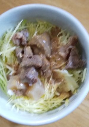 牛スジ肉サラダ-レシピのメイン写真