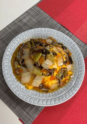冬野菜の彩り天津飯-レシピのメイン写真