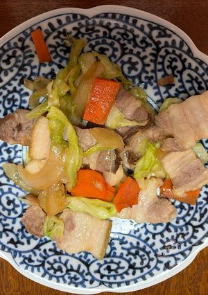 豚バラと野菜炒め-レシピのメイン写真