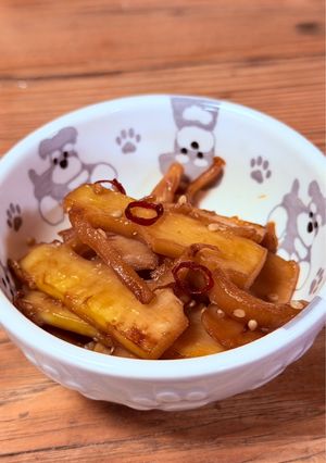 ご飯が進む♡たけのこきんぴら-レシピのメイン写真