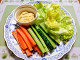 簡単おつまみ胡瓜人参レタスの無限ディップ