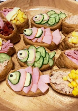 オープンいなり 鯉のぼり-レシピのメイン写真
