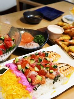 こいのぼりちらし寿司-レシピのメイン写真