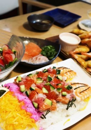 こいのぼりちらし寿司-レシピのメイン写真