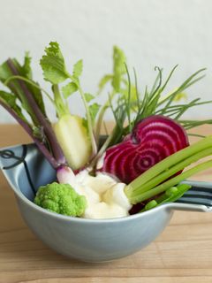 ゆで野菜のサラダ ポテトディップ添え-レシピのメイン写真