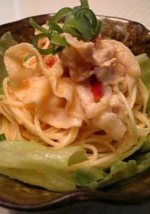 ピリ辛☆豆乳ごまだれ素麺-レシピのメイン写真