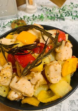 ごろごろ野菜のハーブ焼き-レシピのメイン写真