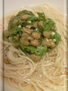 簡単★ネバネバ素麺-レシピのメイン写真