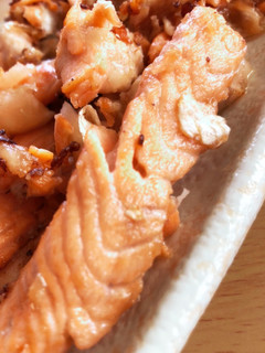 サーモンハラスのさっぱりにんにく焼き-レシピのメイン写真