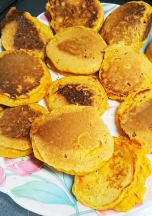 にんじんときなこのパンケーキ-レシピのメイン写真