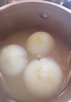 新玉ねぎ丸ごとスープー-レシピのメイン写真