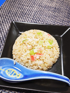 残った餃子焼売の種☆簡単レンジチャ−ハン-レシピのメイン写真