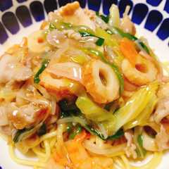 รูปของ 中華麺de餡掛け焼きそば