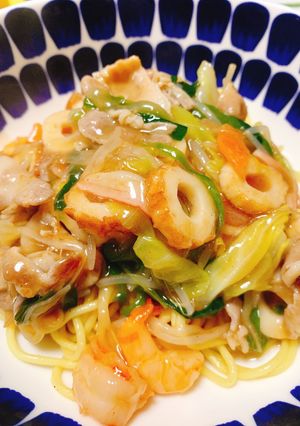 中華麺de餡掛け焼きそば-レシピのメイン写真