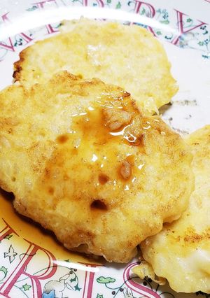 残りご飯で♪おやつにも米粉のうす焼-レシピのメイン写真