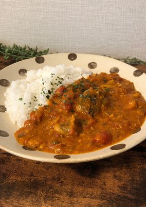 スパイシー＊さば缶でトマトカレー-レシピのメイン写真